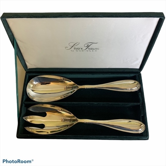 Godinger Silver Treasures Vintage Silverplated Set - Picture 1 of 14